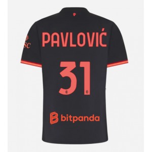 AC Milan Strahinja Pavlovic #31 Jalkapallovaatteet Naisten Kolmaspaita 2026-27 Lyhythihainen